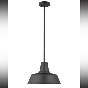 Black Exterior Pendant Light Fixture